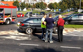 Wypadek na skrzyżowaniu